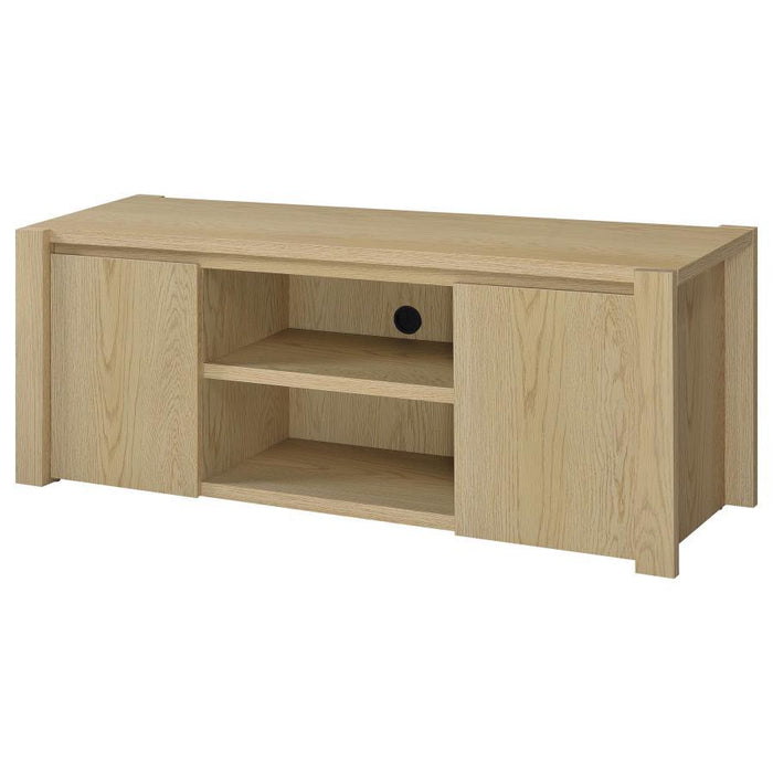 Laurelton - 60" 2-Door TV Stand Media Console - Light Oak