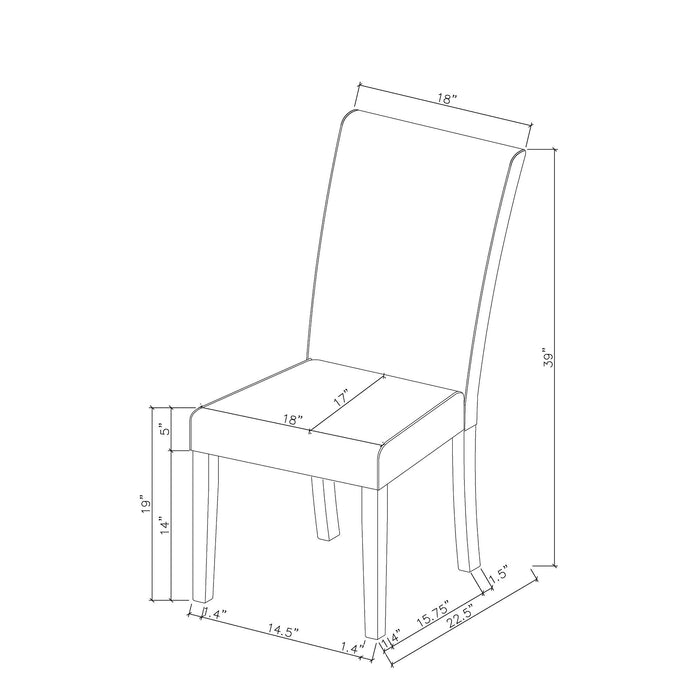 Marcia - Dining Chairs (Set of 2) - Gray