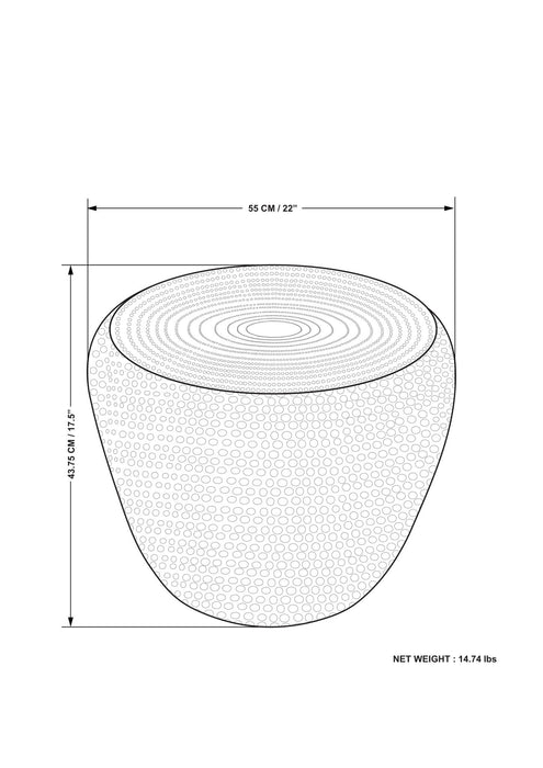 Preston - Handcrafted Metal Side Table
