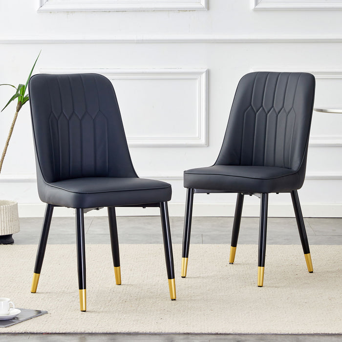 Modern Chair With Metal Legs