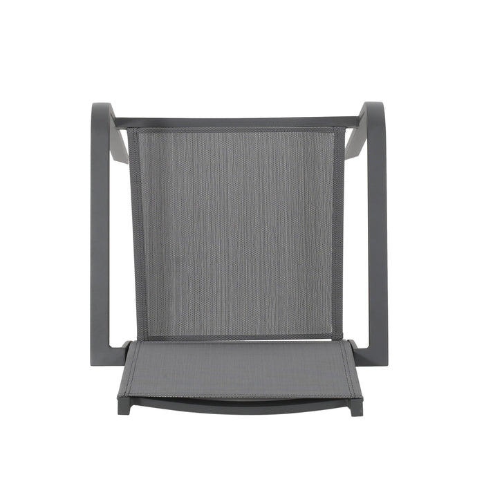 Waterfal - Outdoor Aluminum Dining Chair With Mesh Seat (Set of 2)