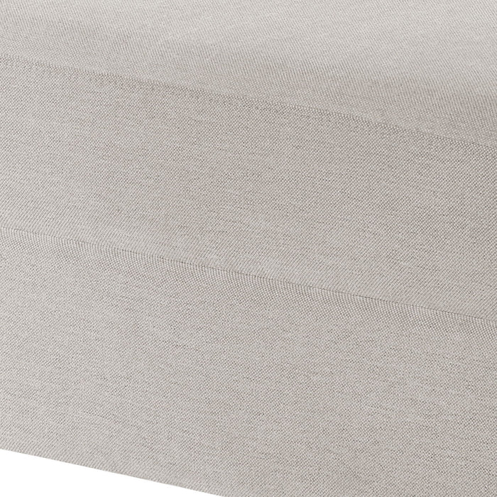 Candor - Ottoman Upholstered Footrest - Beige / Gray