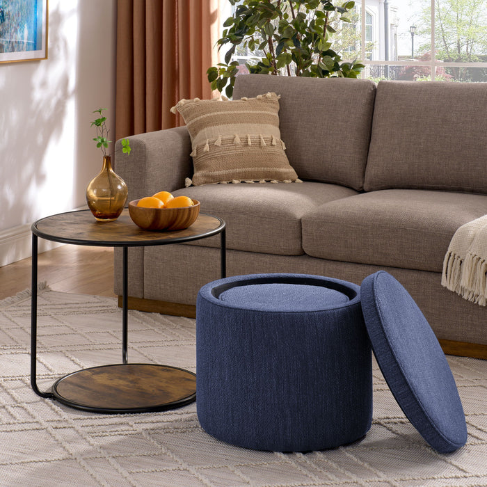Multi Functional Ottoman And Table Set With Drum Stool