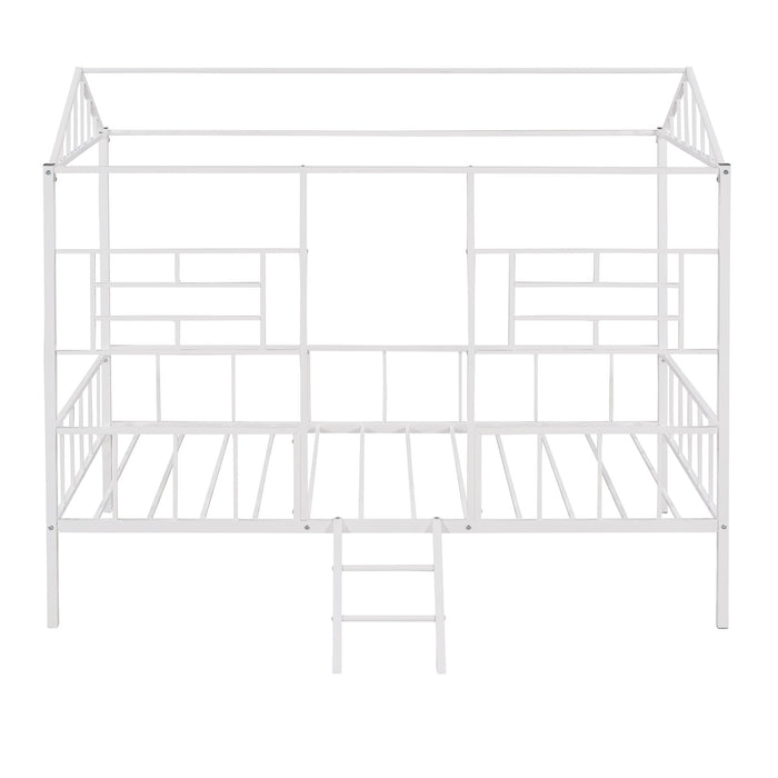 House Bed Frame With Slatted Support, No Box Spring Needed