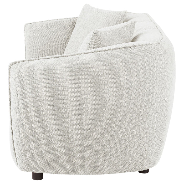Aleisha Fabric Upholstered Loveseat Sand