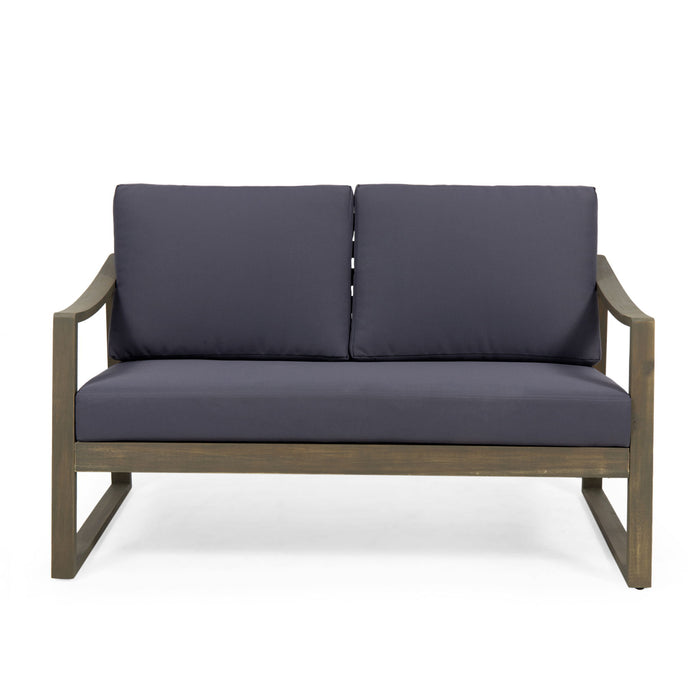 4 Person Outdoor Seating Group With Water Resistant Cushions