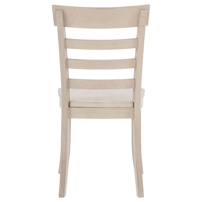 Orrison Ladder Back Dining Side Chair Linen (Set of 2)