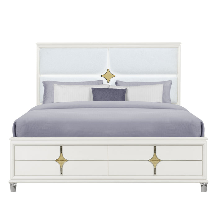 Uriuni - Bed With LED Lights