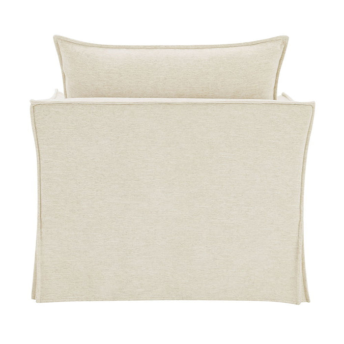 Shane - Chair With 2 Pillows - Beige Linen