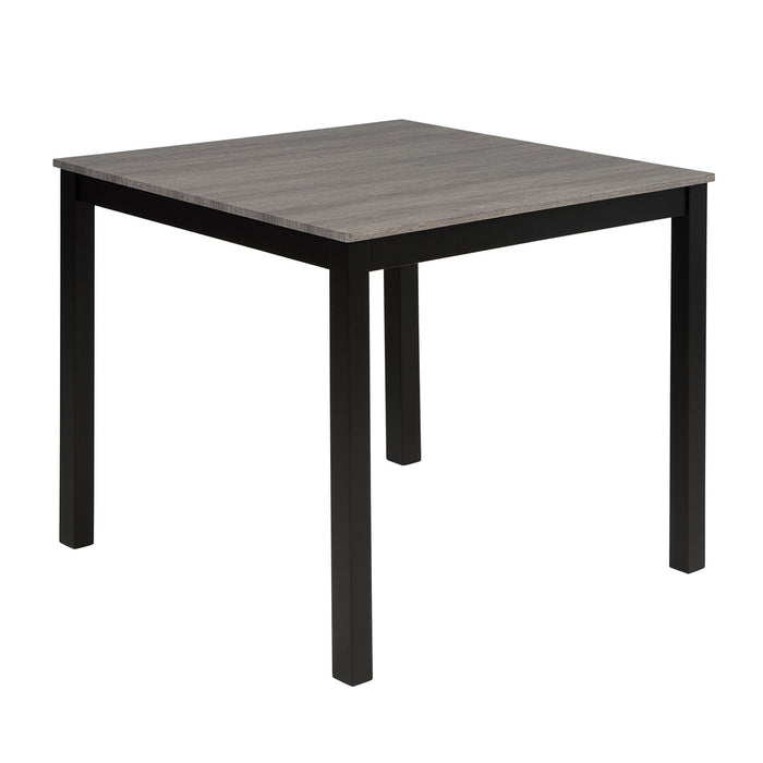 5 Piece Counter Height Table Set, Square Table And 4 Upholstered Chairs