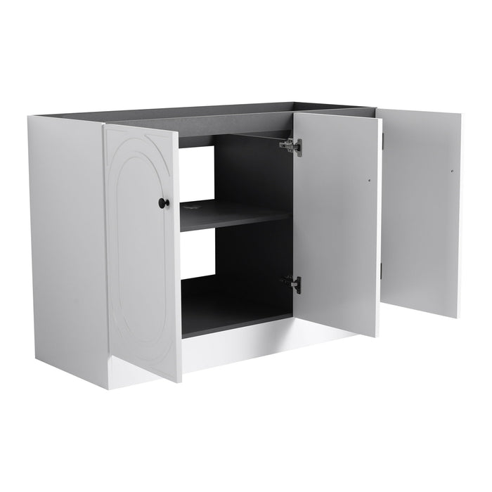 Modern Freestanding Bathroom Vanity With Soft Close Cabinet Doors