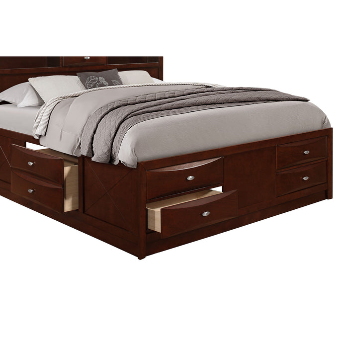 Lucille - Bed With Storage And Bookcase Headboard