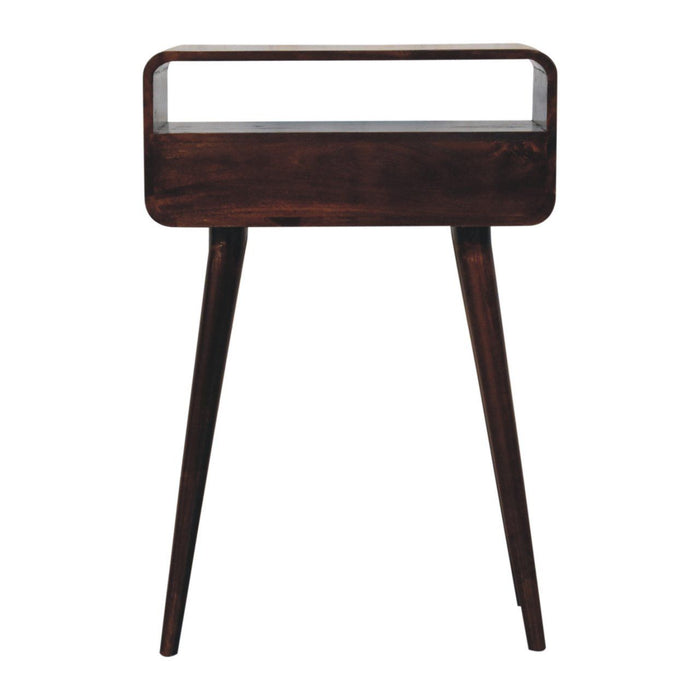 Solid Wood Curved Console Table