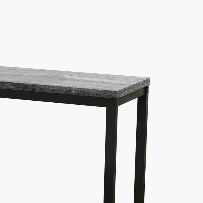 Modern Design Long Dining Table Set With 3 Stools