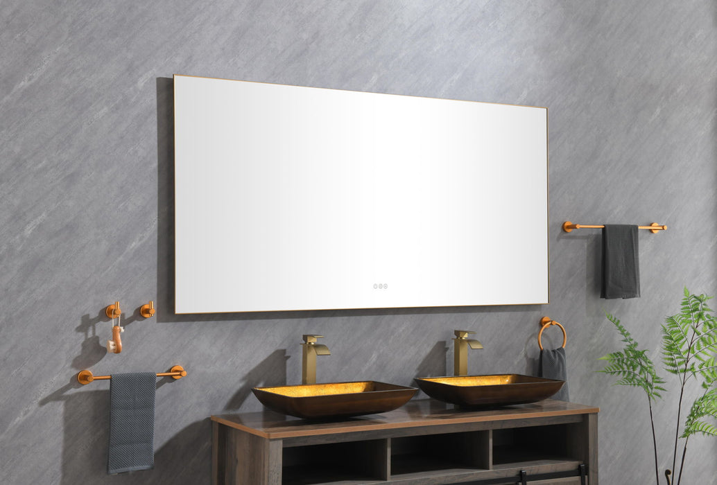Led Mirror Bathroom Vanity Mirror With Back Light, Anti Fog Memory Large Adjustable Vanity Mirror