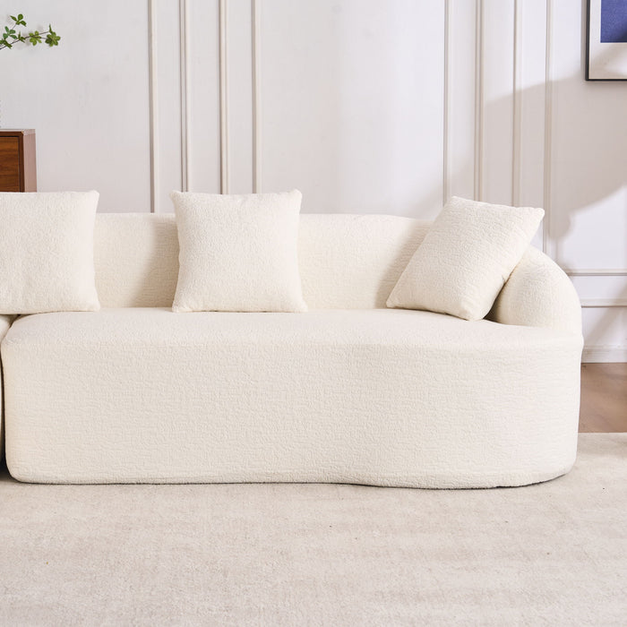 Combined Sofa With 4 Pillows