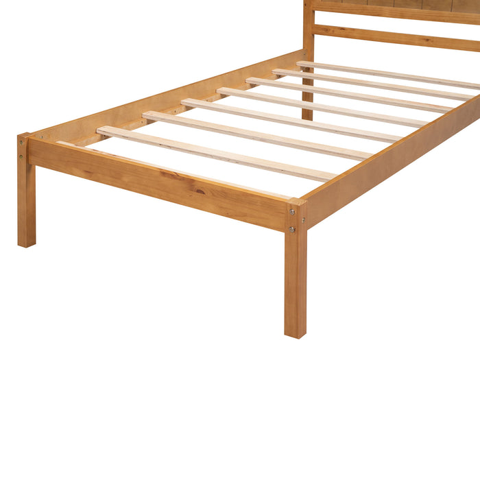 Platform Bed Frame With Headboard