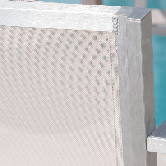 Outdoor Rust Proof Aluminum Barstools (Set of 2)