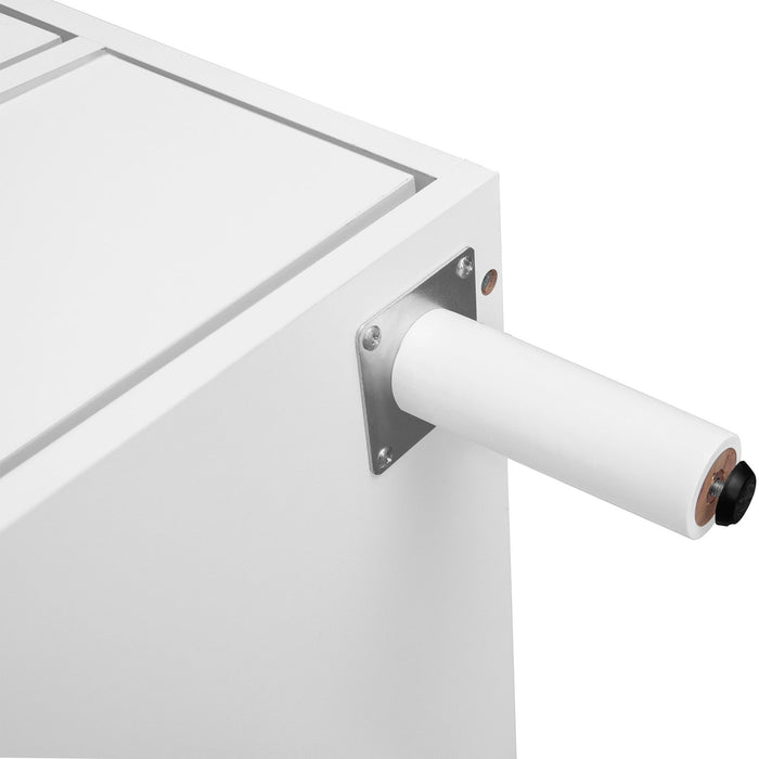 Modern Accent Storage Cabinet For Living Room, Bedroom, Dining Room, Or Study - White