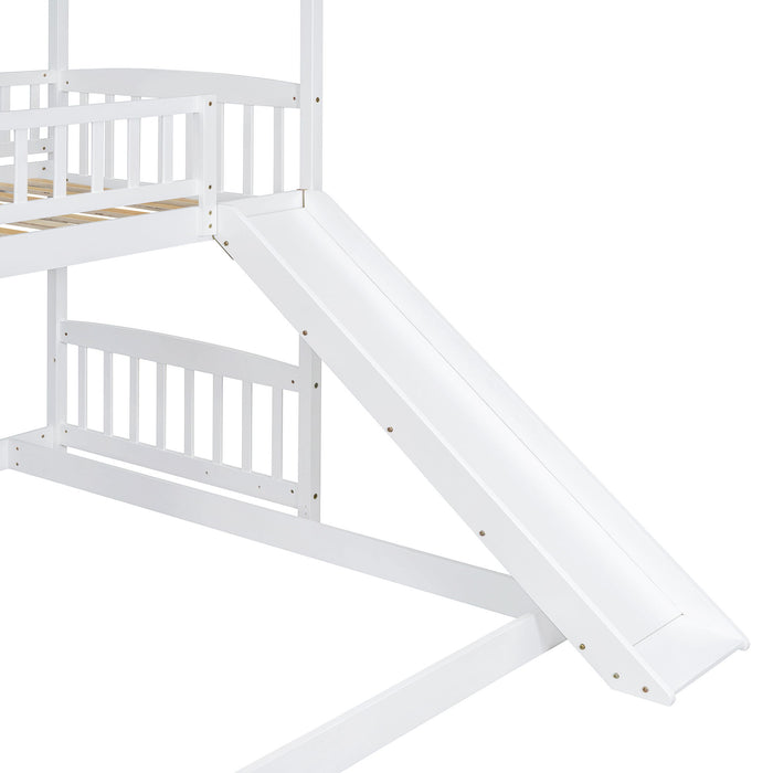 House Bunk Bed With Slide