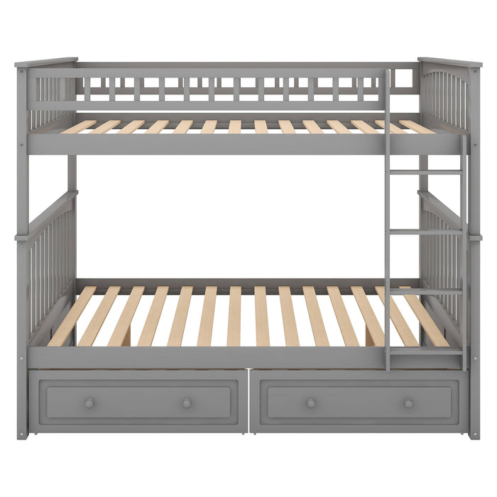 Bunk Bed With Drawers, Convertible Design