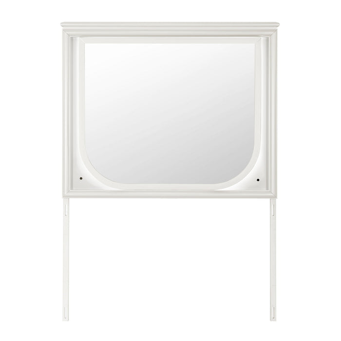 Uriuni - Large Scale Mirror With LED Light - Off White