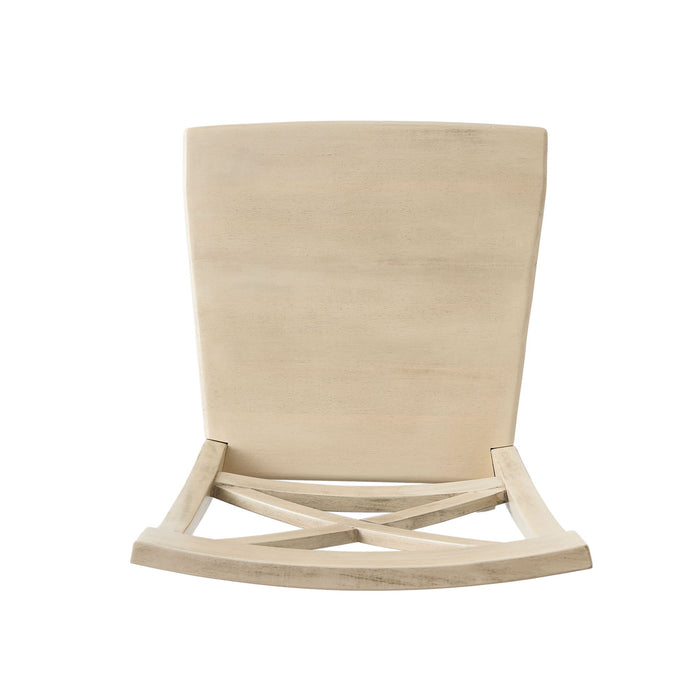 Dining Chair With X Shaped Back (Set of 2)