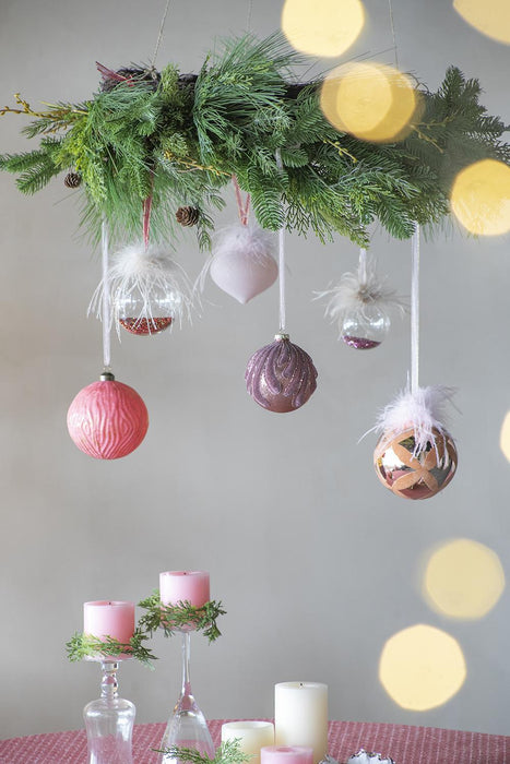 Christmas Ball Glass Decorative Hanging Ball Christmas Tree Ornaments For Holiday Party Decorations