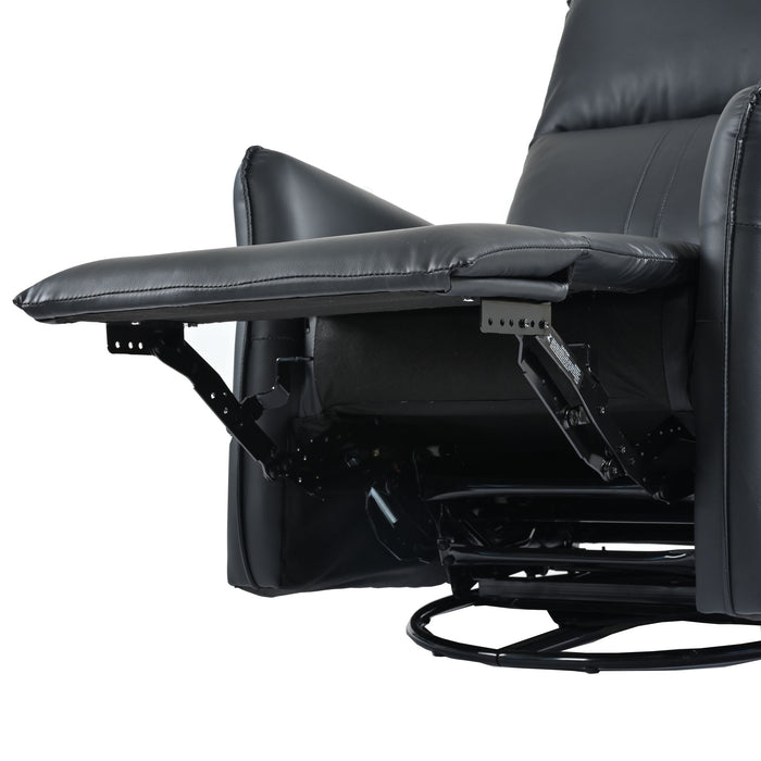 270° Power Swivel Rocker Glider Recliner Chair With USB Ports