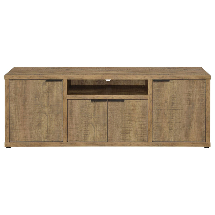 Noriega - 3 Piece TV Entertainment Center, Open & Concealed Storage - Wood