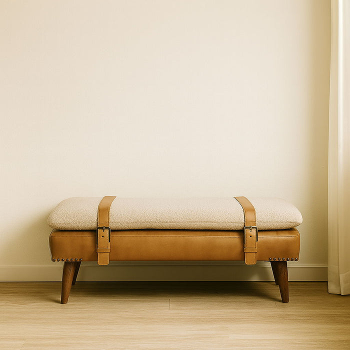Buffalo - Hide Leather Bench