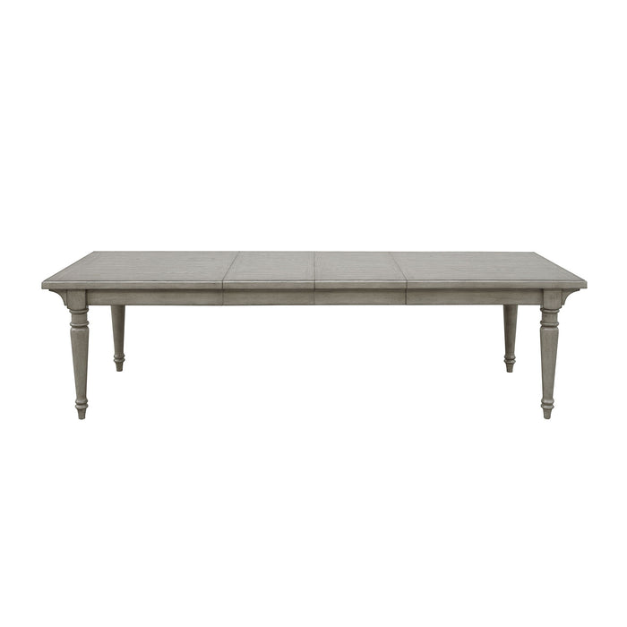 Madison Ridge - Farmhouse Leg Table - Buff Gray