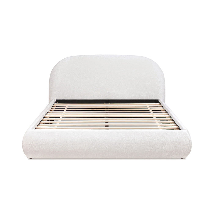 Archie Puffy Grounded - Upholstered Platform Bed