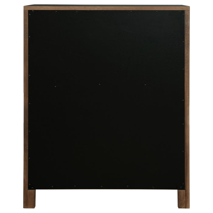 Maderia 5-drawer Chest of Drawers Walnut