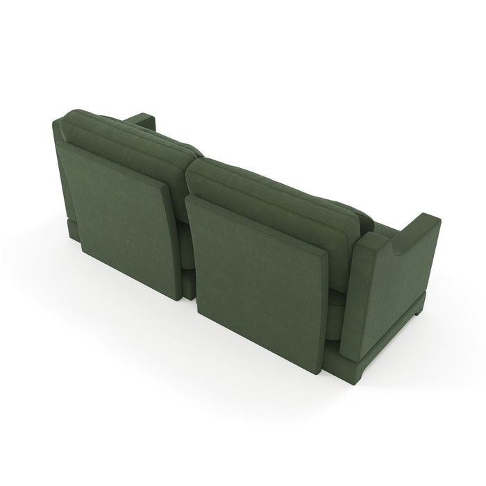 Elegant Sofa With Ergonomic Design And Lumbar Pillows