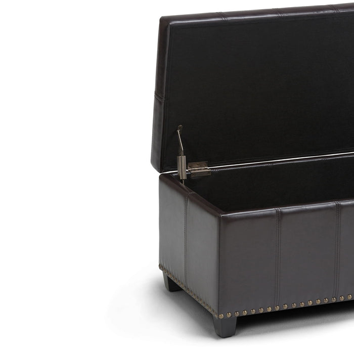 Amelia - Transitional Storage Ottoman Bench