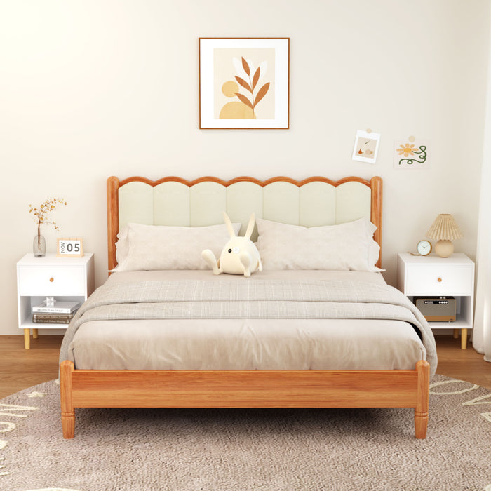 Nightstand With 1 Drawer And 1 Shelf - White