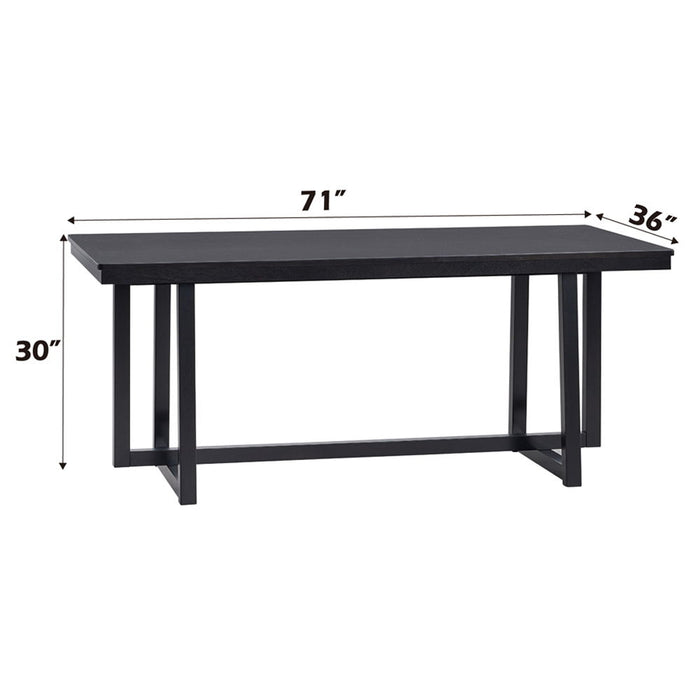 Kini - Dining Table - Black