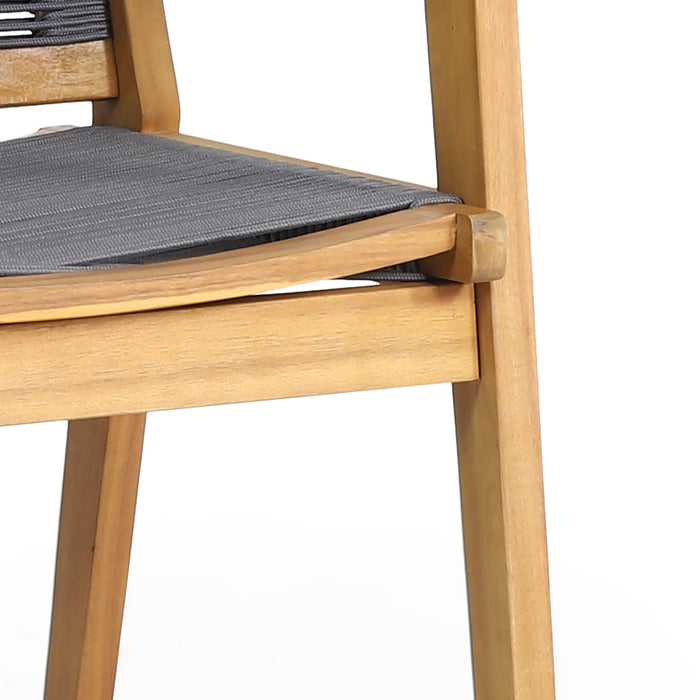 Outdoor Rope Dining Chair (Set of 2)