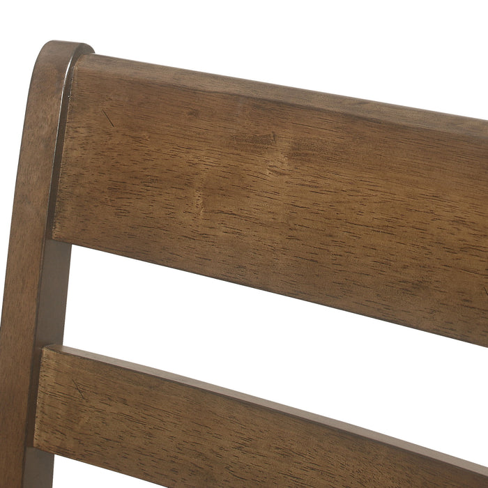 Farmhouse Upholstered Wood Counter Stools