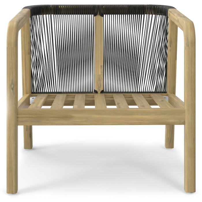 Palmetto - Outdoor Conversation Chair (Set of 2) - Stone Gray