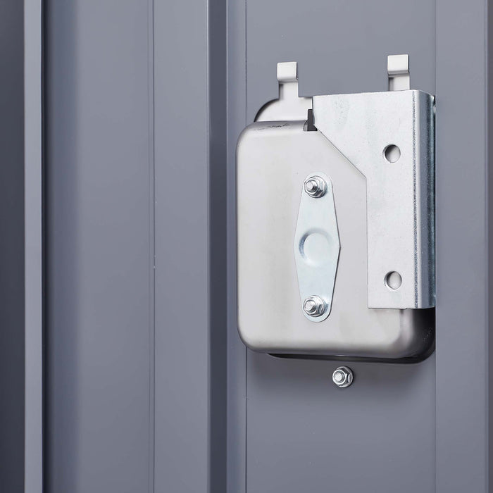 6 Door Lockers With Lock For Employees, Storage Cabinet For Home, Gym, Office, School, Garage - Gray