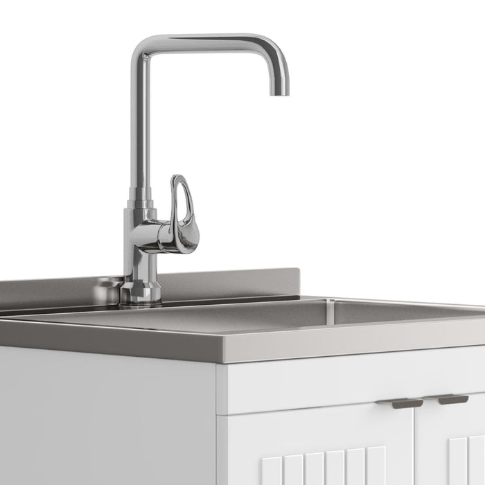 Murphy - Laundry Cabinet & Faucet And Stainless Steel Sink