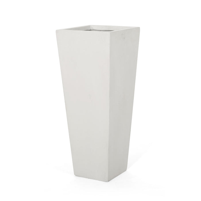 Outdoor Modern Cast Stone Planter