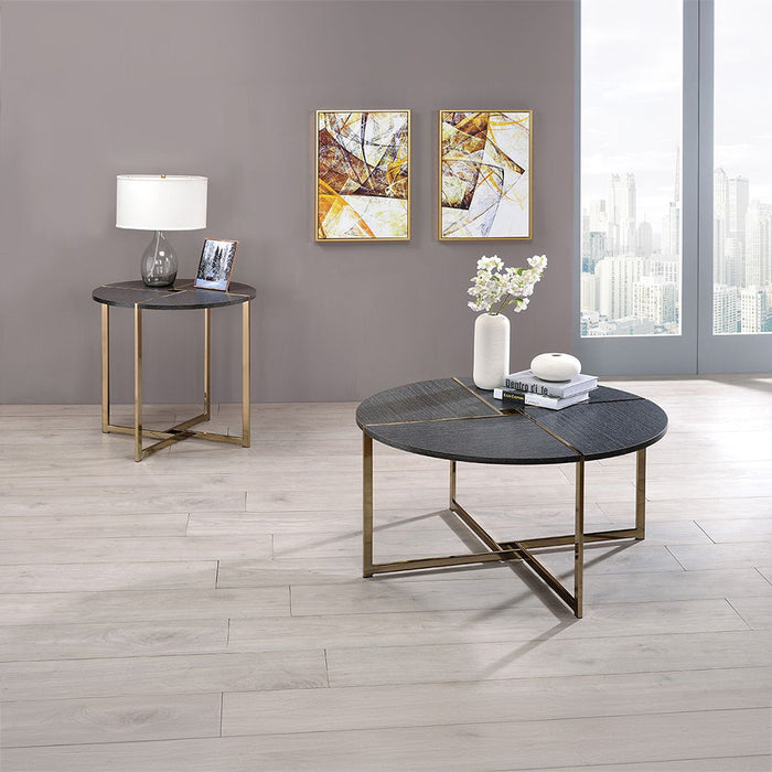 Bromia - Coffee Table - Black & Champagne