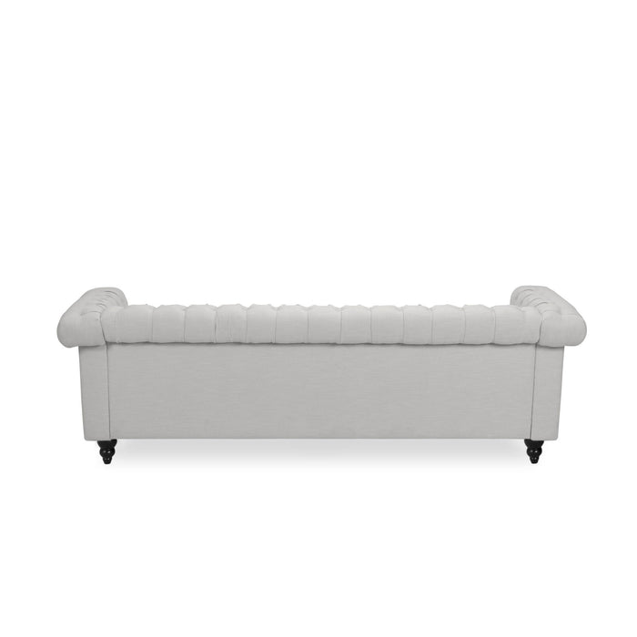 Chesterfield Style 3 Seater Sofa With Deep Button Tufting