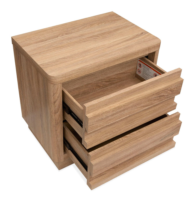 Brentwood Heights - Drawer Nightstand - Provincial Brown