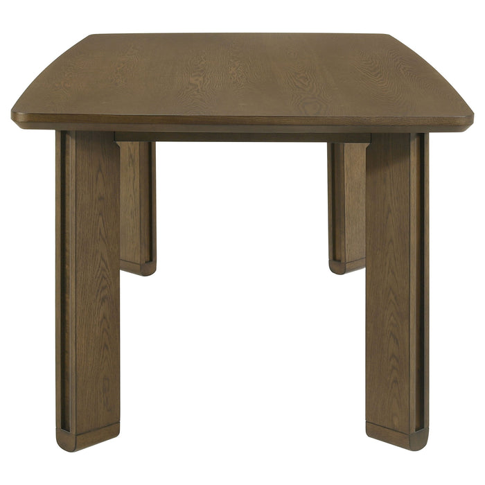 Ottowa 7-piece Rectangular Wood Dining Room Table Set Brown