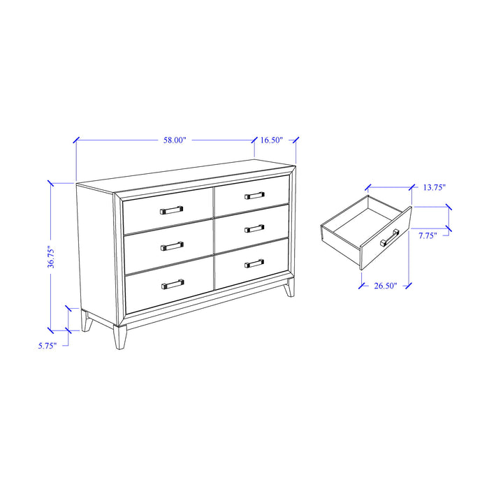 Mirage - 5 Piece Bedroom Set