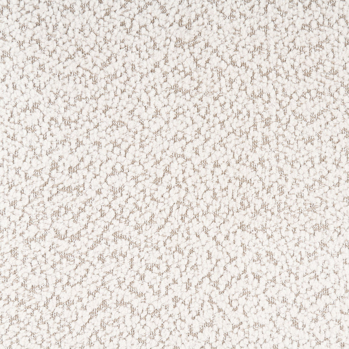 Ottoman With Upholstery, Rectangular Design - Beige / Brown